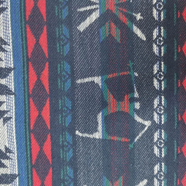 Tissu Jacquard En Coton De Style Ethnique