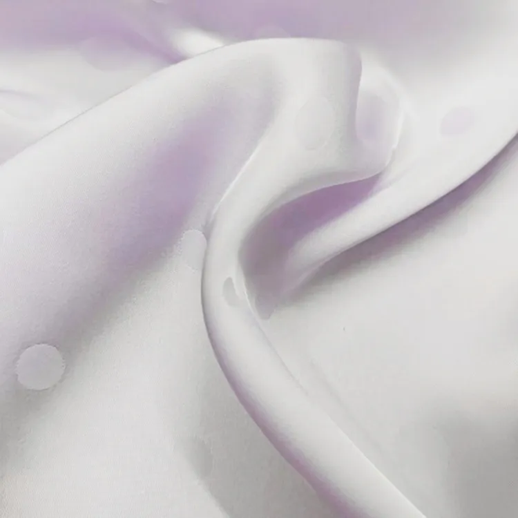 Dot Polyester Sateen Fabric