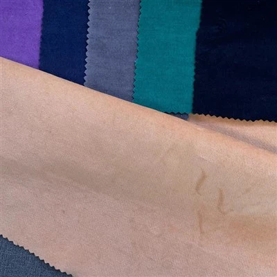 Tissu délavé en velours côtelé non coupé 35 W