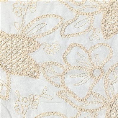 Tissu de corde d'imitation de broderie